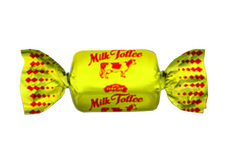 TOFFEE CANDIES MILK FLAVOR DOUBLE/TWIST 3kg