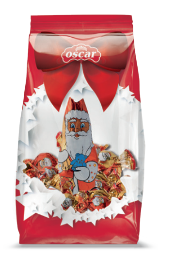 Bag with Santa Claus & Milk Chocolates 100g