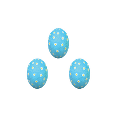 Easter Eggs Filled with Milk Cream & Praline 1kg Polka Dot Blue