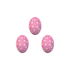 Easter Eggs Filled with Milk Cream & Praline 1kg Polka Dot Pink