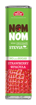 Milk chocolate Stevia filled with Strawberry 42g